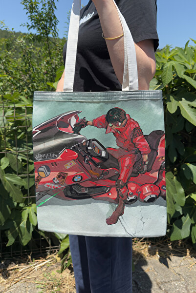 ZipZap Akira V5 Summer Winter Double-Sided Canvas Print Tote Bag Anime Bag