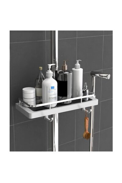 Goop Raft organizator de duș GOOPOOL, montabil pe bară, 27 x 11.7 x 4.2 cm, c...