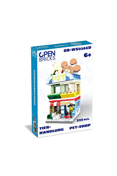 SES Creative Set de constructie, Magazin de animale 222 piese