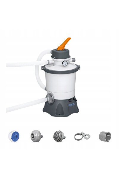 BESTWAY Pompă de filtrare 58515 pentru piscine, 3028 L/h, 85 W, 71x33x33 cm, cu dozator ChemConnect