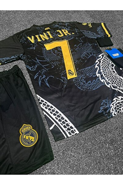 MONTENERO R.e.a.l Madridd Dragon Özel Tasarım VİNİ JR Çocuk Forması 2'Lİ SET ...