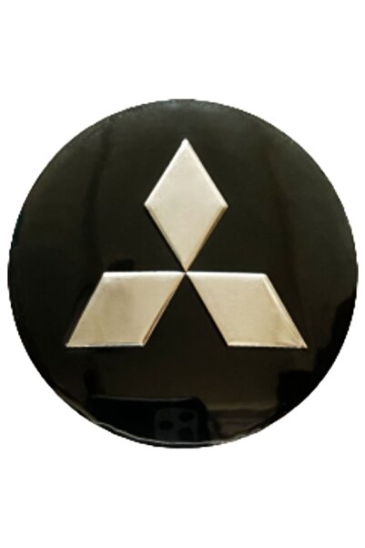 GARDENAUTO Mitsubishi Emblem Coat of Arms Rim Hub Cover Sticker Aluminum Stic...