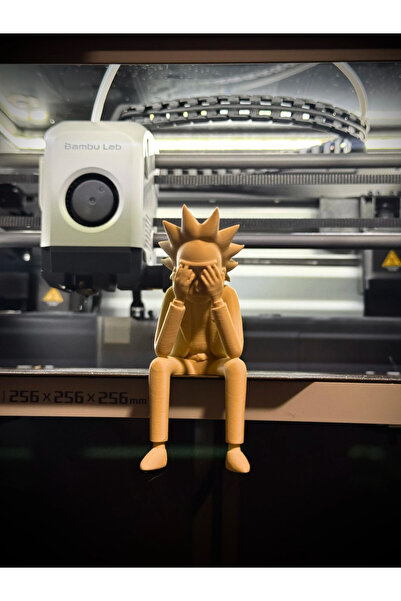 HANART Rick and morty sad rick sanchez oturan figür 10 cm