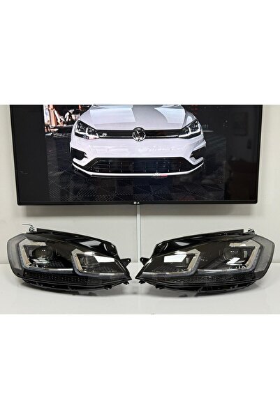 CESAUTO VW GOLF 7 UYUMLU 7.5 DİZAYN J LED FAR TAKIMI AÇILIŞ ANİMASYONLU