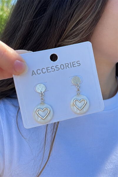 TAKIPORT Gold Color Heart Figured Women's Earrings