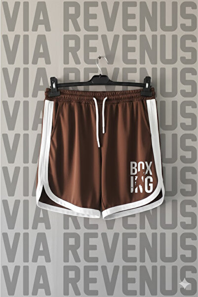 Vordevia Boxing Printed Unisex Retro Varsity Sports Training Shorts