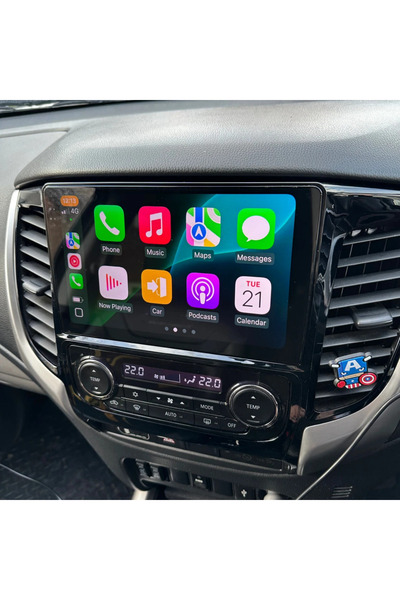 Carplayer شاشة أندرويد لسيارة ميتسوبيشي L200 موديل 2015-2019، 6 جيجابايت رام،...