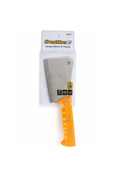 CRESMAN Σάτιρα πλαστική λαβή κίτρινη 15.0cm 6 βαρέως τύπου 674g