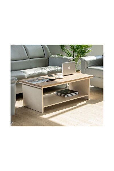 Midas Furniture طاولة قهوة مكتبية بلون الليلك