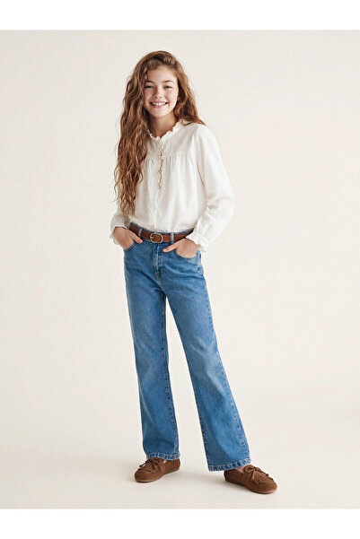 LC Waikiki Nevavm Spanish Style Girls' Jean Pants with a Difference