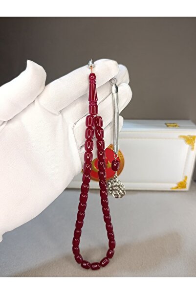 HALİL KOÇAK Sikma Amber Praying Beads Cherry Beauty