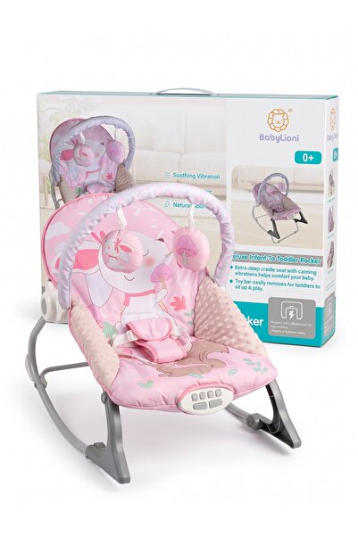 babylioni Newborn Baby Rocker - Music and Vibrating Baby Swing Chair