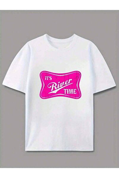 4Car قميص تي شيرت بطبعة 'Its Time River Life Tee Lake Boating' للارتداء اليوم...