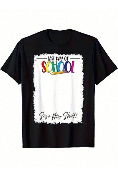 KYMC07 Men'S Sign My Shirt T-Shirt - Completely Casual Short-Sleeve Round-Nec...