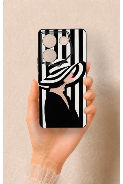 Vip Case Tecno Caman 20 Pro 5g Compatible Madam Marica Patterned Silicone Case