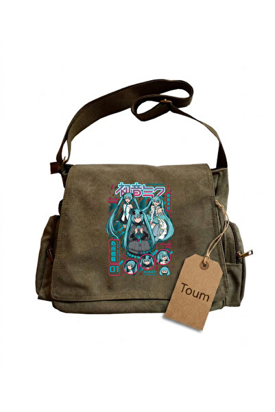 Toum Anime Mikuu Printed Unisex Messenger Bag
