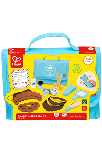 Hape Set de coafura pentru copii din lemn, Hape, 22 de piese