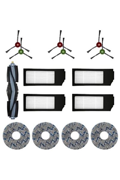 STARSTAR Replacement filters, brush heads, and mop accessories kit (15 pieces...