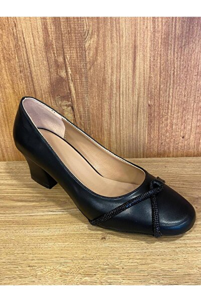 MİSS PARK MODA Striped Detailed Heeled Shoes