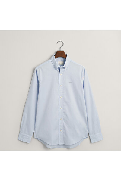 Gant Erkek Mavi Regular Fit Oxford Gömlek