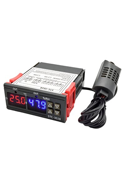 Eurokomp Termostat de temperatură și umiditate STC-3028 230V -20 - +80 ° C E6137