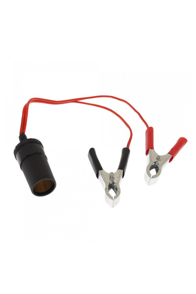 OEM Αντάπτορας/πρίζα αναπτήρα αυτοκινήτου 12V με κροκοδειλάκια W14257 RCHANG