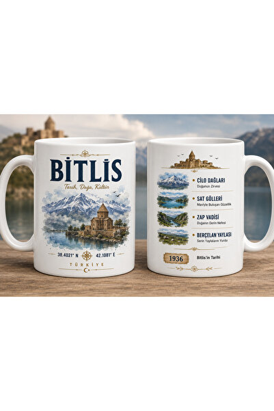 siverek reklam Cana ceramică tematică Bitlis – Lacul Craterului Nemrut, Caste...