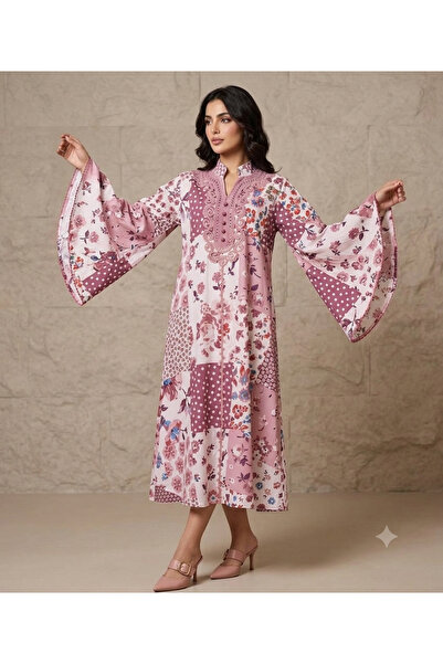 ROGINA جلابية نسائية انيقة بتصميم واسع ومريح