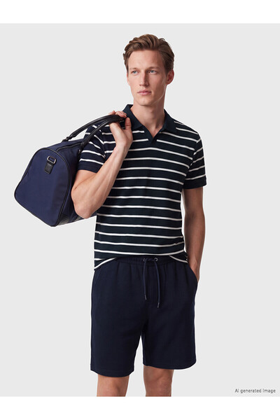 LC Waikiki Tricou bărbătesc cu guler polo și dungi NEVAVM