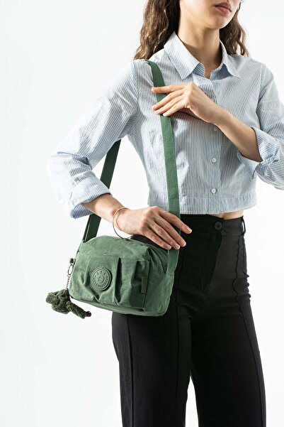 WİKİDAYS.S MODA TRENDİ حقيبة كتف خفيفة الوزن للغاية متعددة الجيوب مع حزام متقاطع