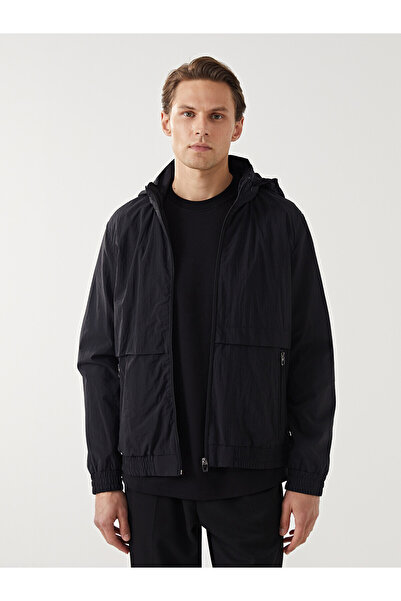 LC Waikiki Nevavm Standard Fit Hooded Men's Coat with a Difference