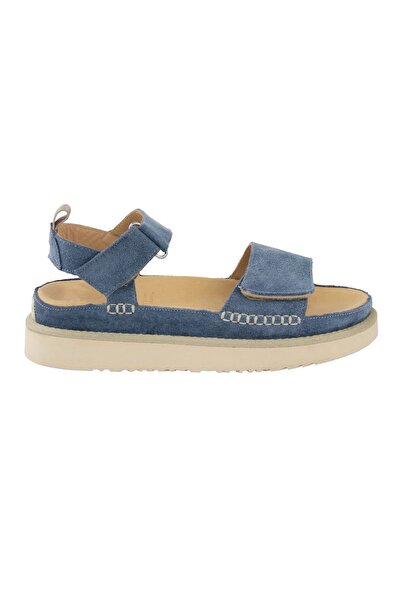 Pegia Velcro Suede Women's Sandals 215572 Blue