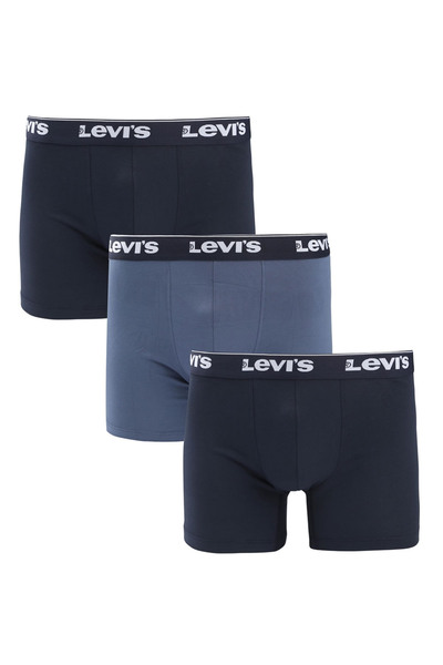 Levi's Ανδρικά Μποξεράκια με Λογότυπο, από Ελαστικό Βαμβάκι, Ναυτικό Μπλε Σετ...