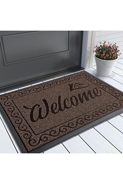 Yimobra Welcome Front Door Mat, Heavy Duty Easy Clean Doormat Indoor Outdoor,...