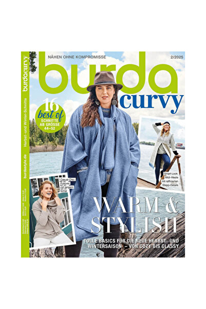 Burda Style Revista Burda Curvy, toamna-iarna 2025, 2/2025 editata in limba g...
