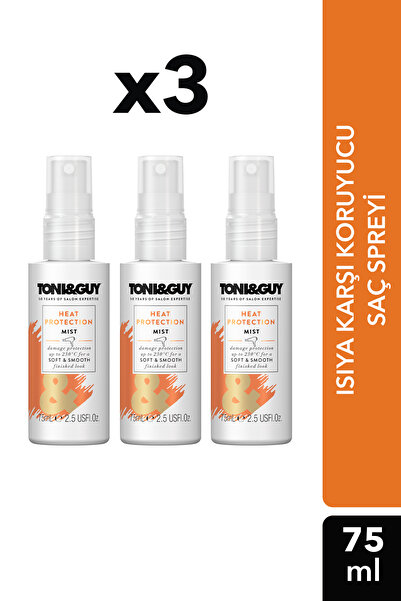 Toni&Guy Heat Protection Isıya Karşı Koruyucu Saç Spreyi 3x75 ml