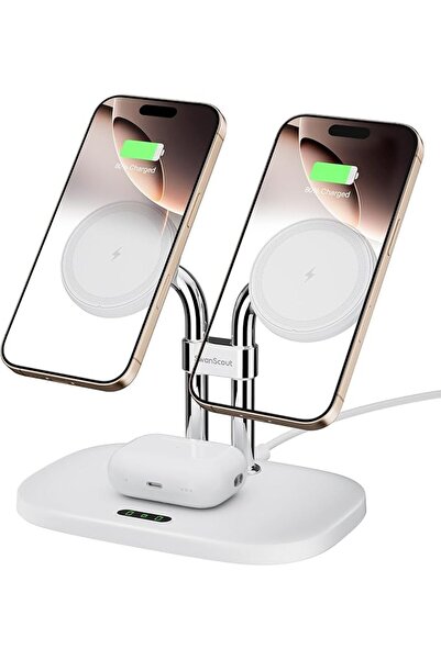 SwanScout Wireless Charger for iPhone Air/17, 706M, Dual Magnetic Charger for...