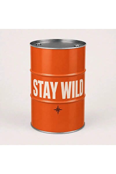 Generic Brand Masă tip butoi personalizată CISKO Stay Wild – Minimal Statements