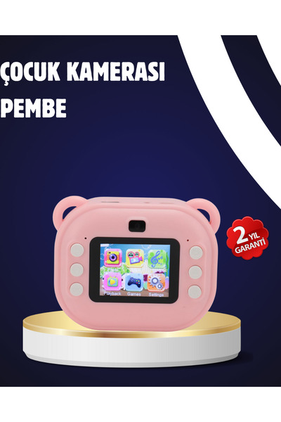 UCUZTEKNO Termal Baskılı Şipşak Kamera – 1080P HD, 24MP, Çift Lensli ve Müzik...
