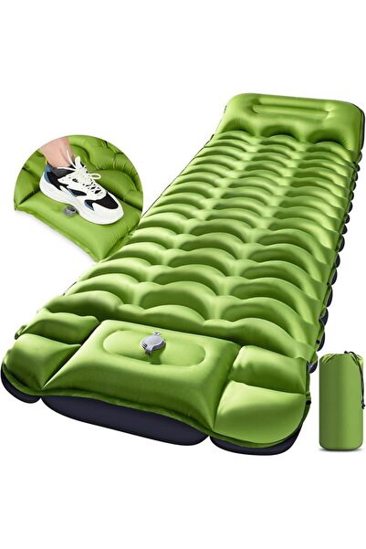 Tazweeq Sleeping Pad, Ultralight Inflatable Sleeping Pad for Camping with Pil...