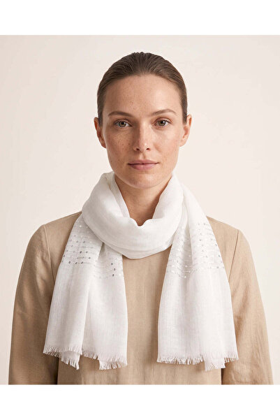REDTAG وشاح أبيض سادة للنساء