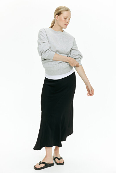 H&M MAMA Asimetrik Saten Etek