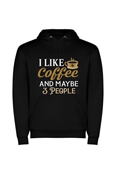 iLovePrints Coffee Obsession: Sipping Statistics Φούτερ με κουκούλα σε χρώμα ...
