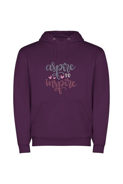 iLovePrints The Inspiration Chain Reaction Φούτερ με κουκούλα σε χρώμα Μωβ