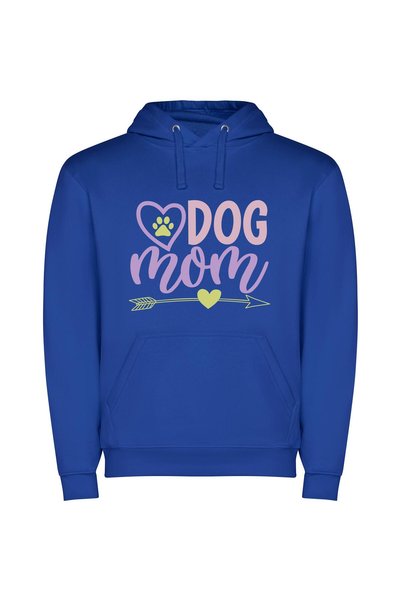 iLovePrints Pawsome Love Enthusiast Φούτερ με κουκούλα σε χρώμα Μπλε
