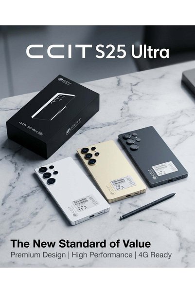 CCIT S25 Ultra Smartphone (512GB Storage + 8GB RAM) – 6.8” Display, 6000mAh B...