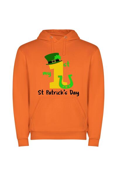 iLovePrints Lucky Hat Clipart: Illustrator's Winner Φούτερ με κουκούλα σε χρώ...