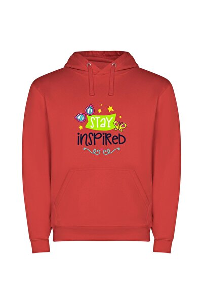 iLovePrints Everlasting Inspired Butterfly Φούτερ με κουκούλα σε χρώμα Κόκκινο