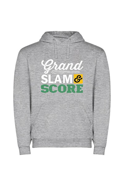 iLovePrints Elite Score - Artistic Logo Φούτερ με κουκούλα σε χρώμα Γκρι