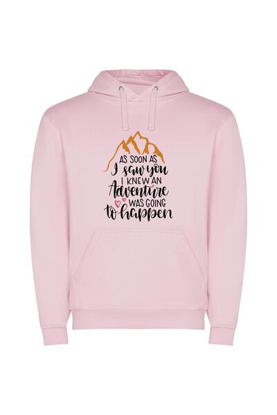 iLovePrints Instant Adventure Spark Φούτερ με κουκούλα σε χρώμα Ροζ
